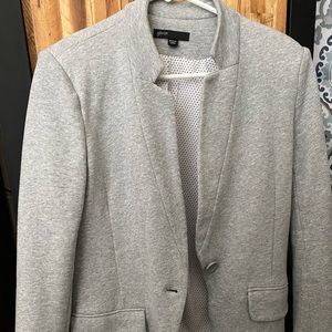 Gibsonlook Notch Collar Cotton Blend Blazer